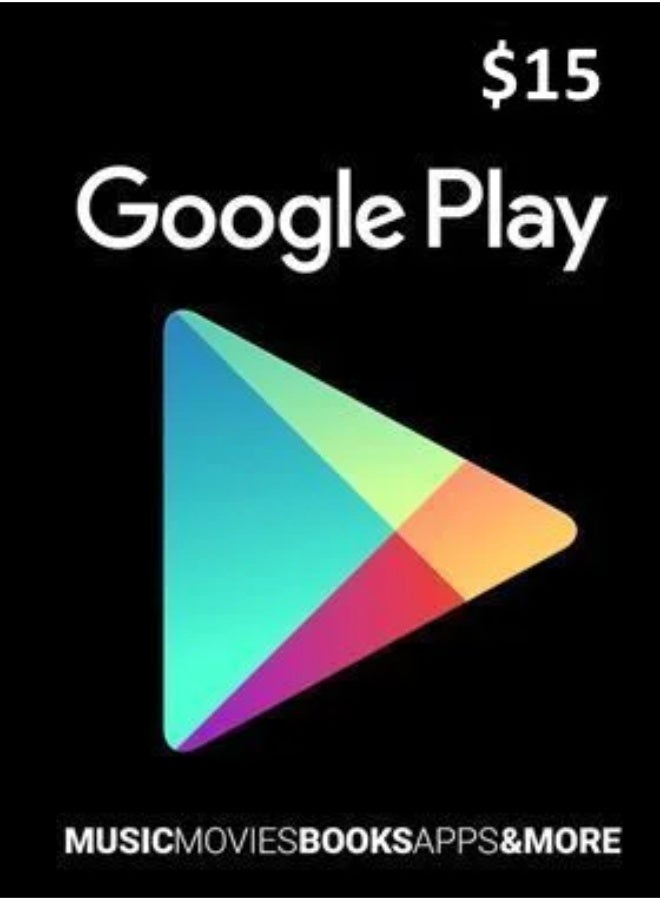 Google Play US Gift Card $15 Digital Code | Google Play Store Credit for Apps, Games, Movies & Digital ContentGoogle Play US Gift Card $15 Digital Code | Google Play Store Credit for Apps, Games, Movies & Digital Content