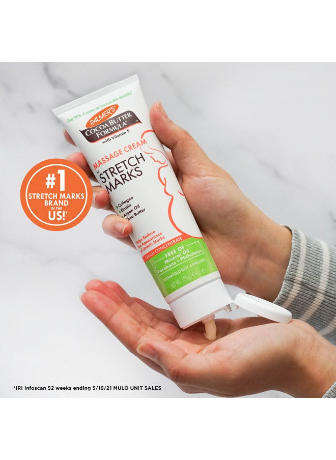 PALMER'S Palmer's Cocoa Butter Formula Massage Cream for Stretch Marks and Pregnancy Skin Care, 4.4 Ounces (Pack of 2)  - Image 5