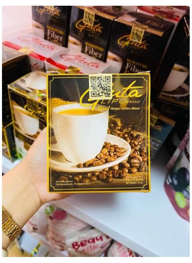 Gluta Glutalibo Slimming and Detoxifying Coffee 10 Sachets