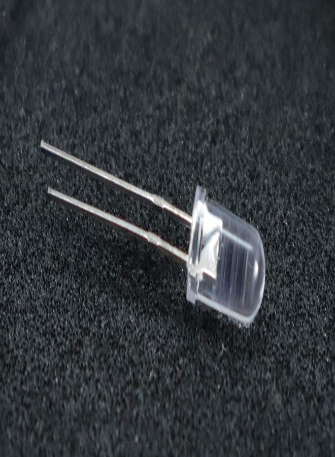 إلكترونيك سبايسس مصابيح LED زرقاء فائقة السطوع دائرية الشكل بقطر 5 مم من Electronic Spices، شفافة تمامًا، عبوة من 10 قطع - Image 1