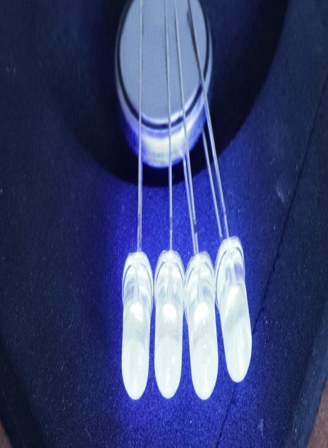 إلكترونيك سبايسس مصابيح LED زرقاء فائقة السطوع دائرية الشكل بقطر 5 مم من Electronic Spices، شفافة تمامًا، عبوة من 10 قطع - Image 5