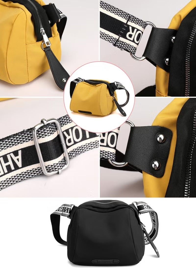 JOGAMS Crossbody Bags for Women Fashion Shoulder Bags with Adjustable Shoulder Strap Women Lightweight Resistant Purse with Zipper Pocket Black - Image 4