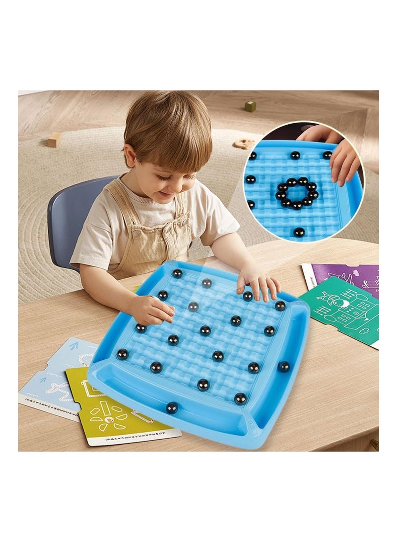 لعبة الشطرنج المغناطيسية، لعبة مغناطيسية على سطح الطاولة للأطفال والكبار - Image 3