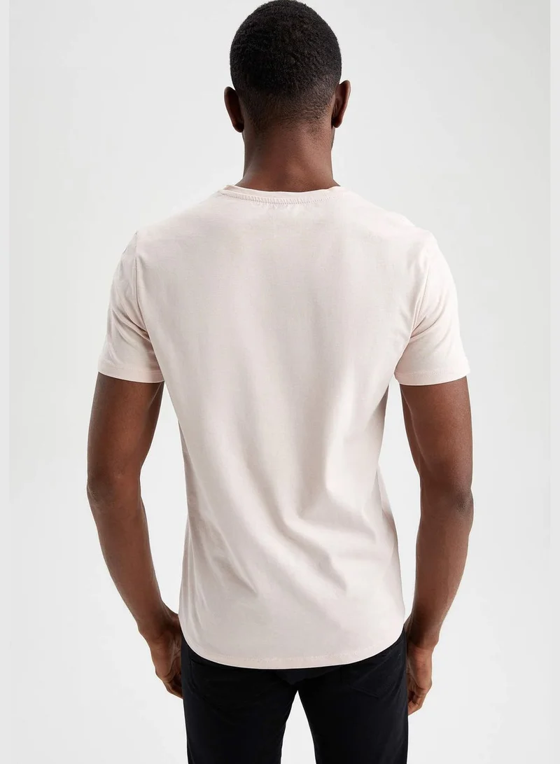 DeFacto Slim Fit Crew Neck Basic Tshirts