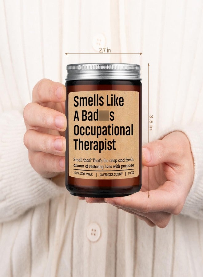 LEADO Candle, Occupational Therapist Gifts - Occupational Therapy Gifts for Women, Men - Funny Appreciation, OT Month, Graduation, Fathers Day, Birthday, OT License Present for School Student, Grad - Image 4
