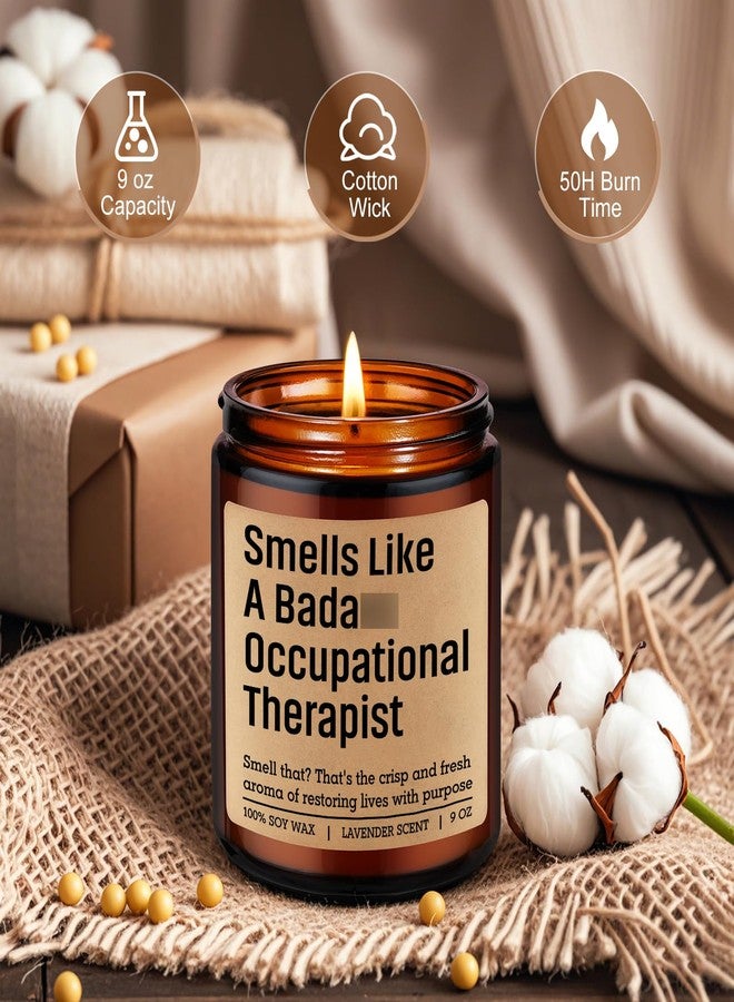 LEADO Candle, Occupational Therapist Gifts - Occupational Therapy Gifts for Women, Men - Funny Appreciation, OT Month, Graduation, Fathers Day, Birthday, OT License Present for School Student, Grad - Image 3