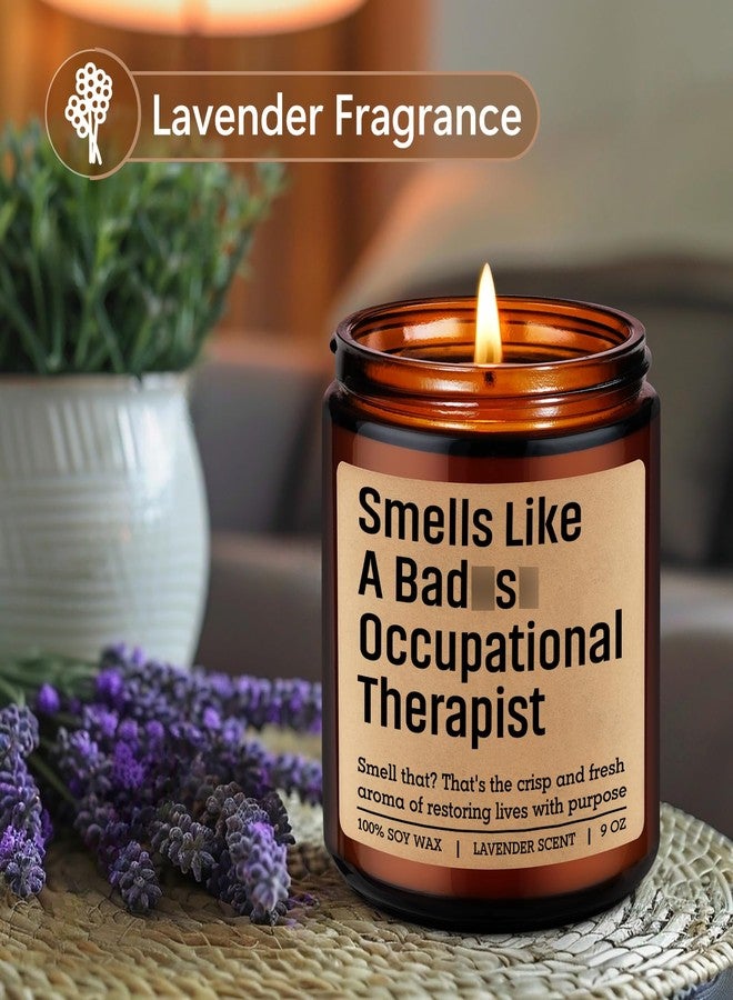 LEADO Candle, Occupational Therapist Gifts - Occupational Therapy Gifts for Women, Men - Funny Appreciation, OT Month, Graduation, Fathers Day, Birthday, OT License Present for School Student, Grad - Image 2
