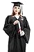 GRADWYSE قبعة وتاج التخرج 2026 سحر لخريجي الكلية والمدرسة الثانوية 45 مقاس 5052 أسود - Image 3