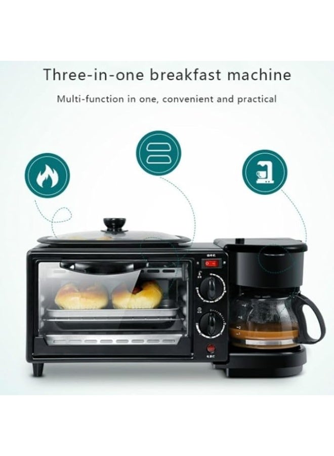 Sokany 3 in 1 Breakfast Machine (Coffee & Tea - Horn - Grill) 1250 Watt sk-145