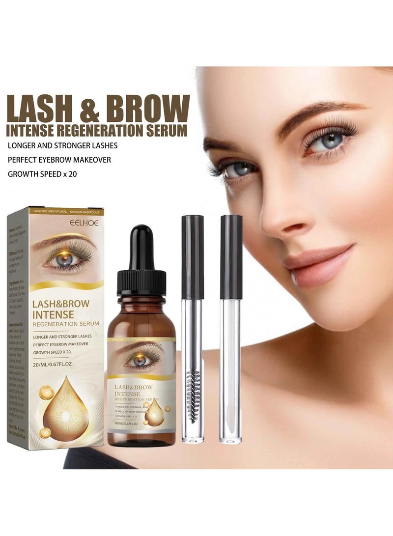 EELHOE Shinwink Lash & Brow Intense Regeneration Serum,Eyelash Growth Serum and Brow Enhancer,Stimulates Hair Follicle Cell Regeneration,For Eyelash and Brow Growth (1Pcs) - Image 1