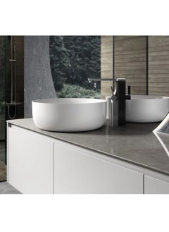 DANUBE HOME Milano Dahlia Vanity With Led Light Touch Control Ceramic Basin With Mirror Vanity Set With Dressing Table And Cabinets For Bedroom 1792*494*400 (4Cnts/Set)  - Image 3