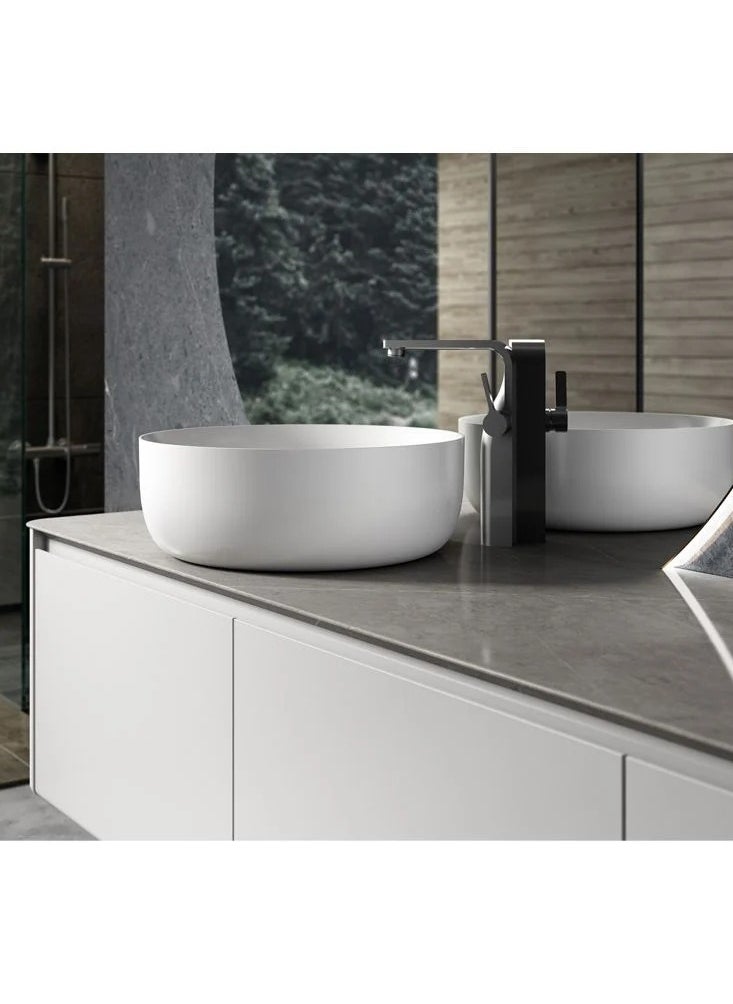 DANUBE HOME - Milano Dahlia Vanity With Led Light Touch Control Ceramic Basin With Mirror Vanity Set With Dressing Table And Cabinets For Bedroom 1792*494*400 (4Cnts/Set) - Image 1