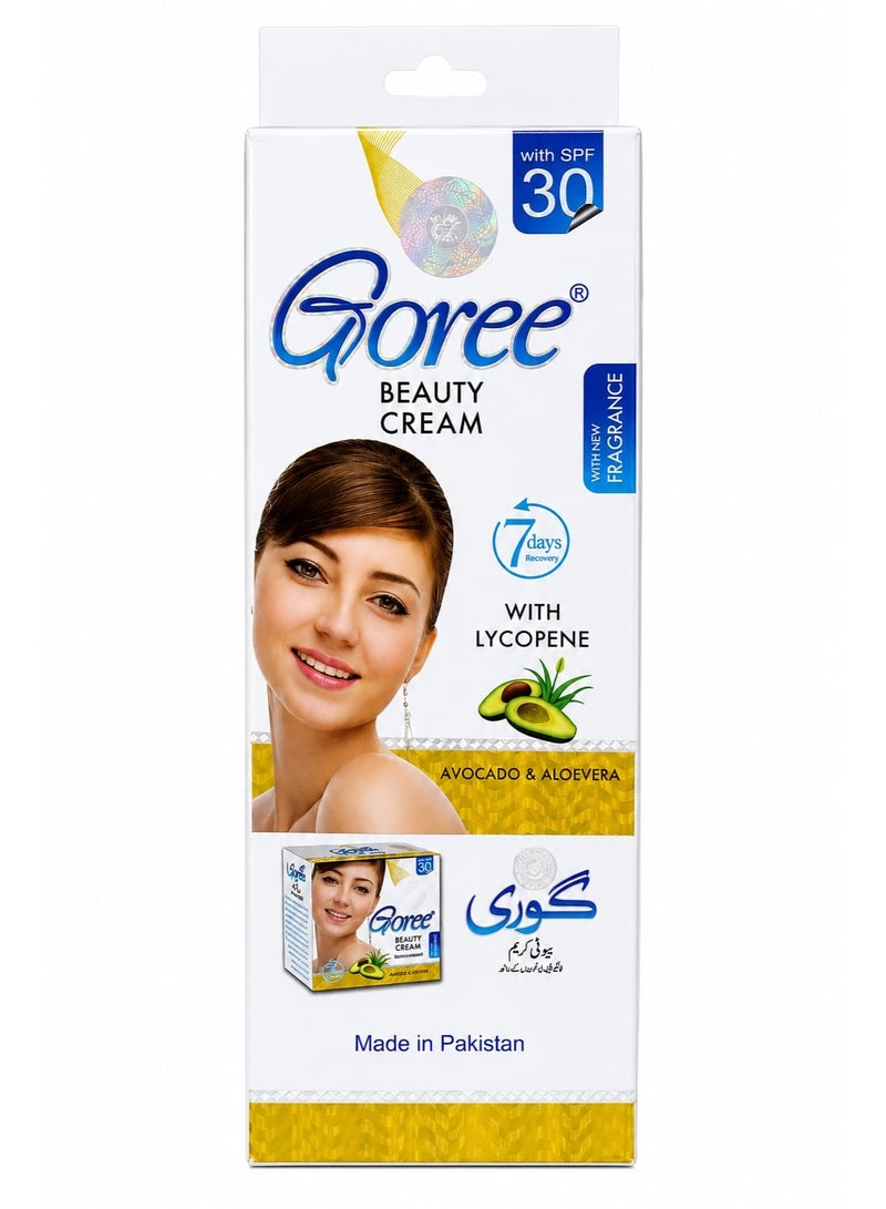 Goree Beauty Cream with Lycopene, Avocado & Aloevera, SPF, 20g - Pack of 6 - Image 1