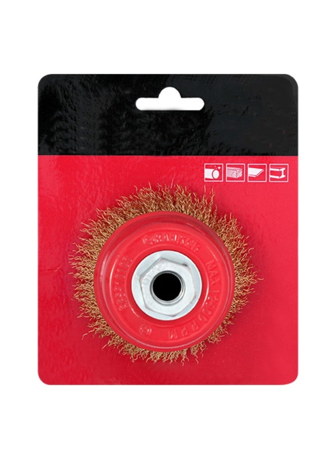 Rankor Twist Knot Wire Cup Brush Twisted Wire Bowl 75Mm With Nut And Washer  Used For Removal Of Rust And Paint Twisted - Image 1