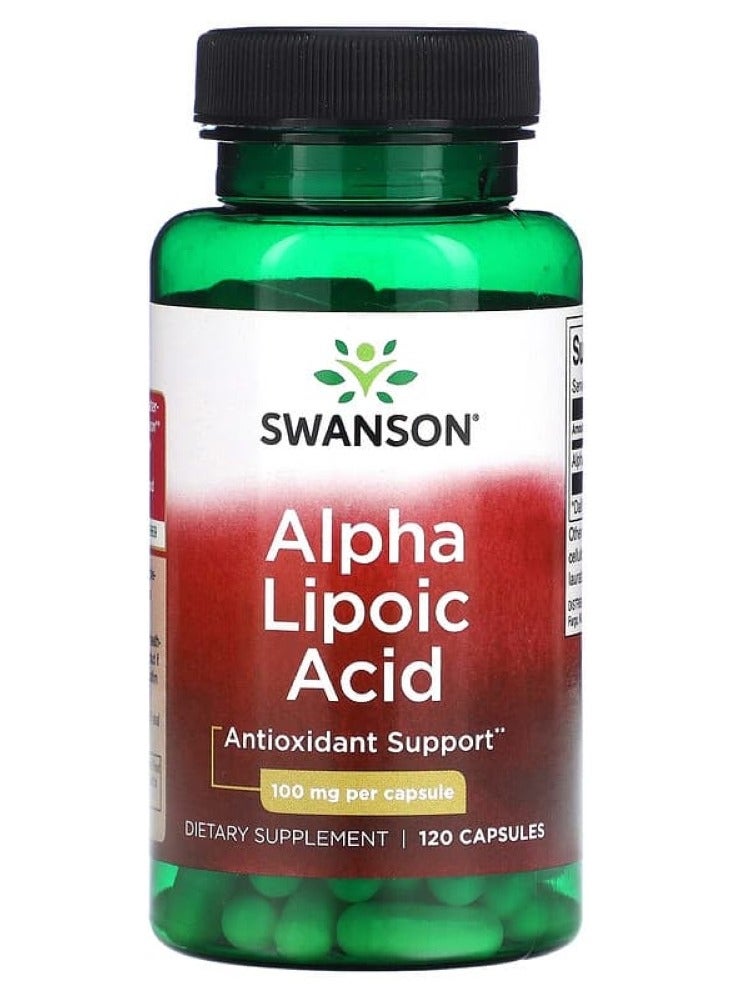 حمض ألفا ليبويك 100 ملجم 120 كبسولة