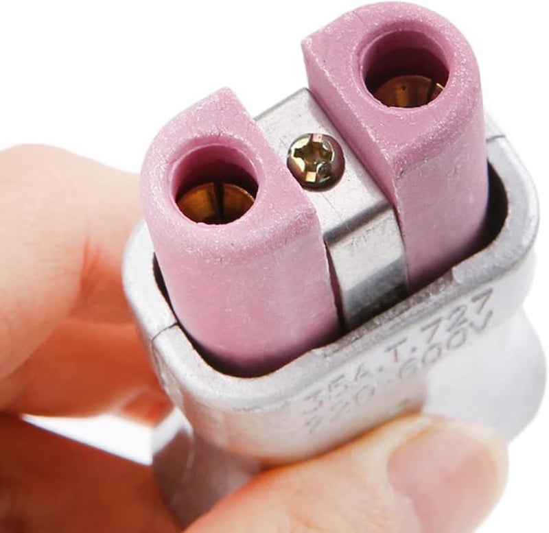 Red Porcelain Industrial Socket Plug For Aluminum Alloy Electric Heater Ceramic Heating - Image 3