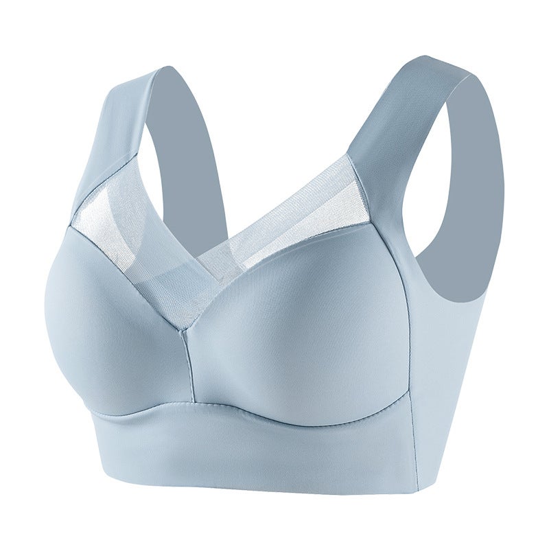 Plus Size Seamless Racerback Sports Bra for Women - Image 5