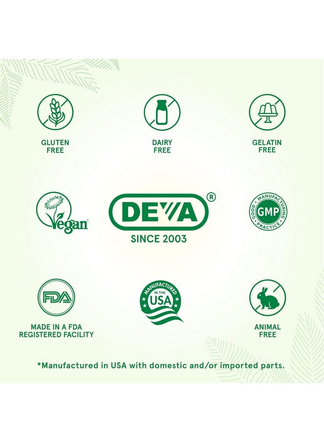 DEVA Vegan Omega-3 DHA Supplement, Once-Per-Day Softgel 200 MG, Carrageenan Free, Gelatin Free, Non-Fish, Algae Oil, Omega-3 Fatty Acids - 90 Softgels (Pack of 2)