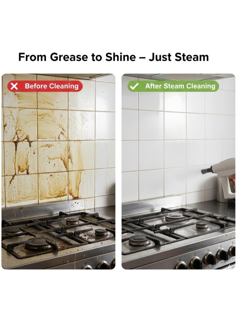 دي اس بي منظف بخار محمول 10 في 1 – 1050 وات قدرة فعلية – ضغط 3 بار – تسخين 3-5 دقائق – خزان 350 مل – تعقيم وتنظيف عميق للمطبخ والحمام والسيارة - Image 5