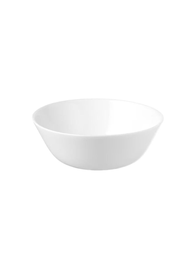 OFTAST - 3 Piece Opal Glass Dinner Set, Includes 1 Dessert Plate, 1 Soup Plate, 1 Flat Plate, Dishwasher and Microwave Safe, White - Image 1