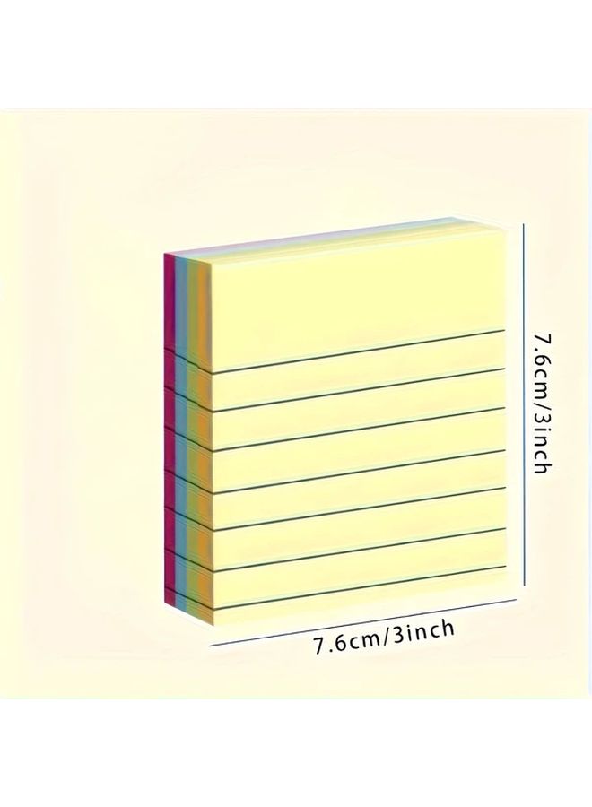 Colorful Self Adhesive Sticky Notes 100 Pack for Office School Home - Image 3