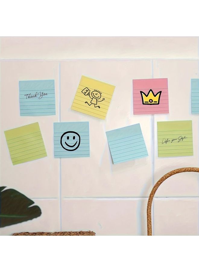 Colorful Self Adhesive Sticky Notes 100 Pack for Office School Home - Image 5