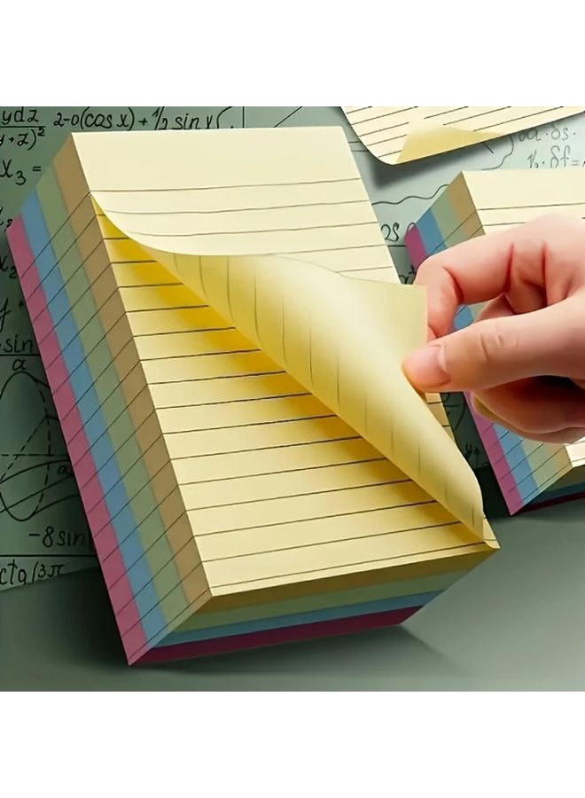 Colorful Self Adhesive Sticky Notes 100 Pack for Office School Home - Image 1