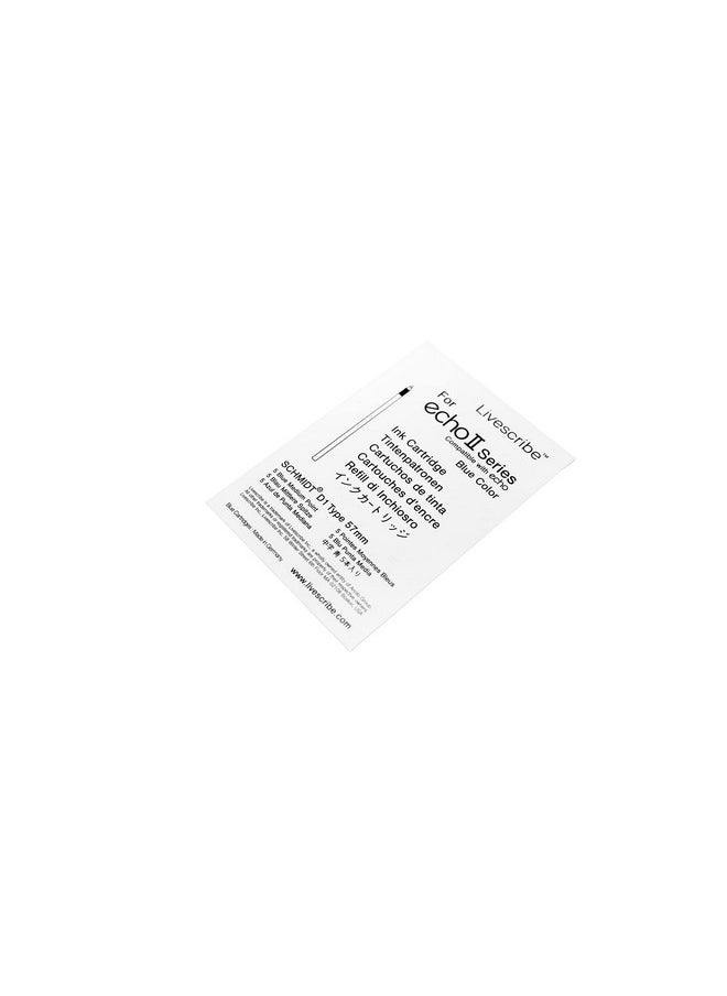 Livescribe - Echo & Sky Ink Refills, Blue, Medium Point, 5 Pack, (Ara-00011) - Image 1