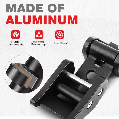 ZAMLIE for Jeep JK Hood Latches 20072018 Aluminum Hood Latches Set Hood Clamp Lock Bonnet Latch Hood Fastener for Jeep Wrangler Bonnet Lock Latch 1 Pair for Jeep Wrangler Hood Latch - Image 3