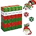 FIGURESLAB 62PCS Christmas Themed MTG Dice Set with Stocking MTG Dice Counters Bulk Ability Keywords Token Plus 1 Shield Life Counter Keyword Buff Tokens Dice for TCG CCG Cards Gaming Accessories - Image 2