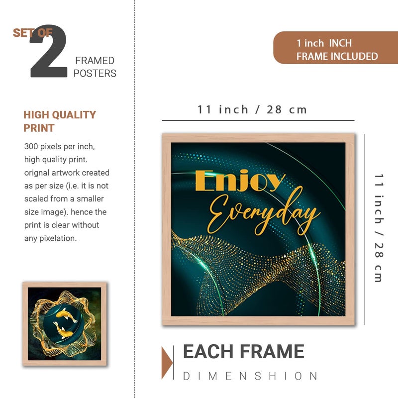 kotart Modern Wall Art Framed Painting for Wall Decoration Wall Paintings for Living Room Bedroom New09 10 x 13 inch Framed Set of 4 - Image 3