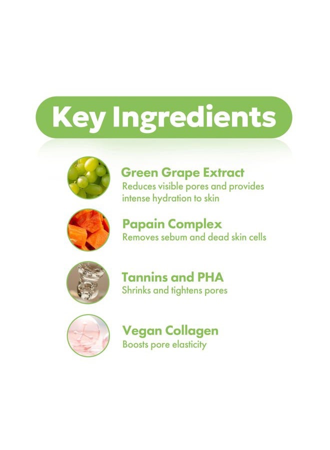 frudia Green Grape Pore Control Face Cream, Vegan Korean Face Moisturizer w/81% Green Grape Extract, Tannin Pore Complex & Anti Sebum P for Pore Minimizing (0.35 fl oz) - Image 3