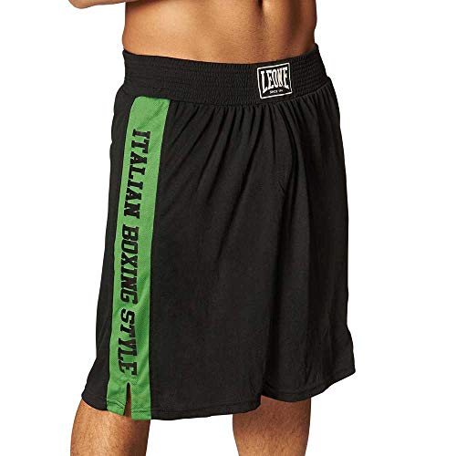 LEONE 1947 UnisexAdults Knee Length Regular fit Boxing Shorts Black M - Image 3