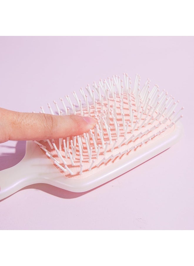 ECVV Detangler Hairbrush for Gentle Detangling, Scalp Massage, Large Paddle Hair Brush Detangling Hair Brush for Long Hair and All Hair Types, Pink  - Image 4
