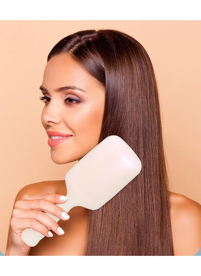 ECVV Detangler Hairbrush for Gentle Detangling, Scalp Massage, Large Paddle Hair Brush Detangling Hair Brush for Long Hair and All Hair Types, Pink  - Image 5