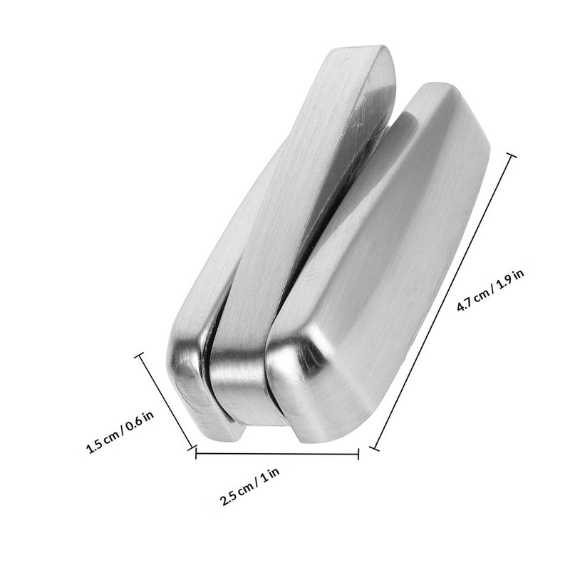 شمّاعة حائط قابلة للطي من سبيكة الزنك بطلاء فرشاة لتخزين المناشف في المنازل المتنقلة والحمامات - Image 3