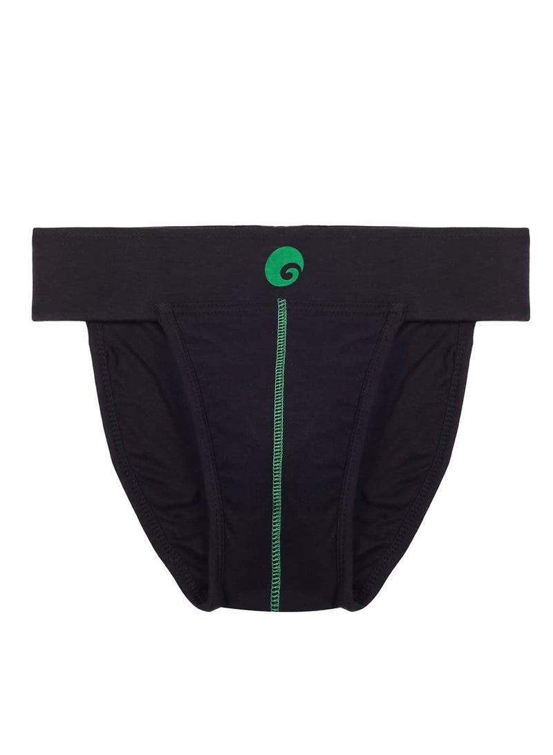 أومتيكس Omtex Athletic Neo Stretchable Supporter Back مغطى بجيب كوب ، مثالي للتمرين والرياضة ملابس داخلية سريعة الجفاف لامتصاص الرطوبة - Image 2