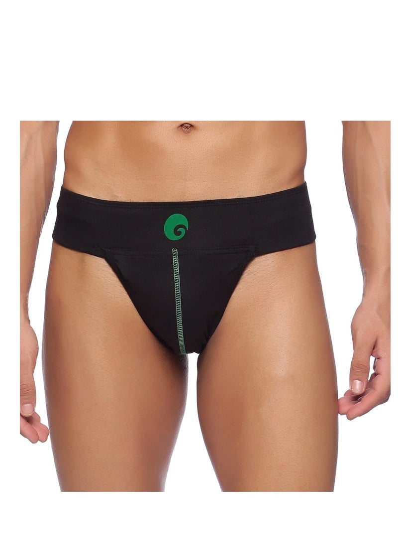 أومتيكس Omtex Athletic Neo Stretchable Supporter Back مغطى بجيب كوب ، مثالي للتمرين والرياضة ملابس داخلية سريعة الجفاف لامتصاص الرطوبة - Image 1