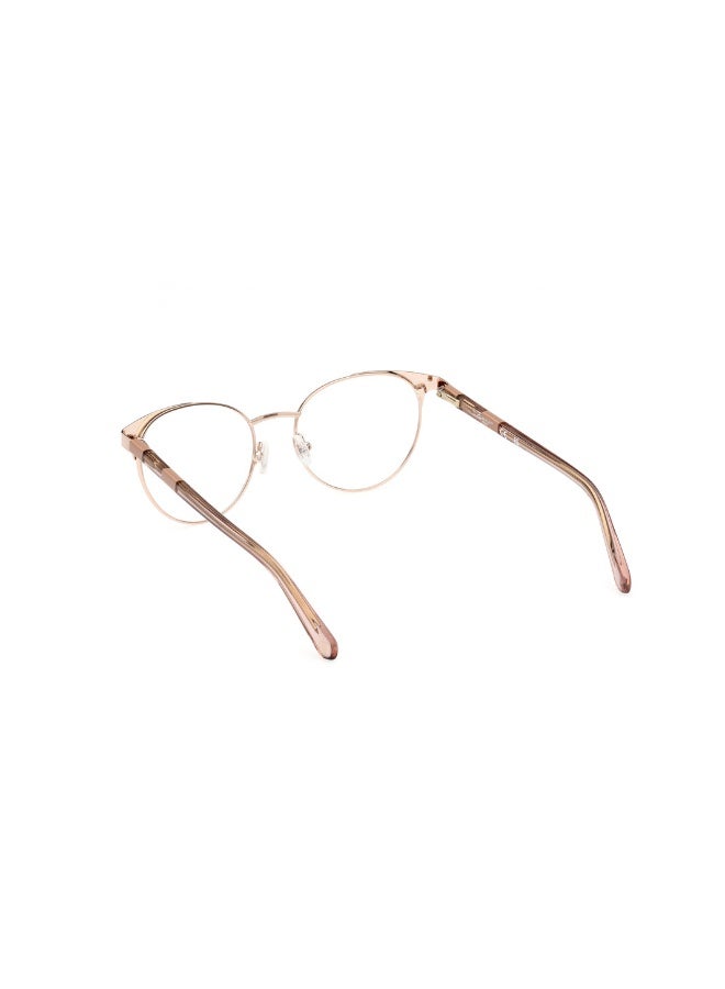 GANT Ga4152 Cat Metal Frames For Women Size 51, Shiny Rose Gold - Image 3