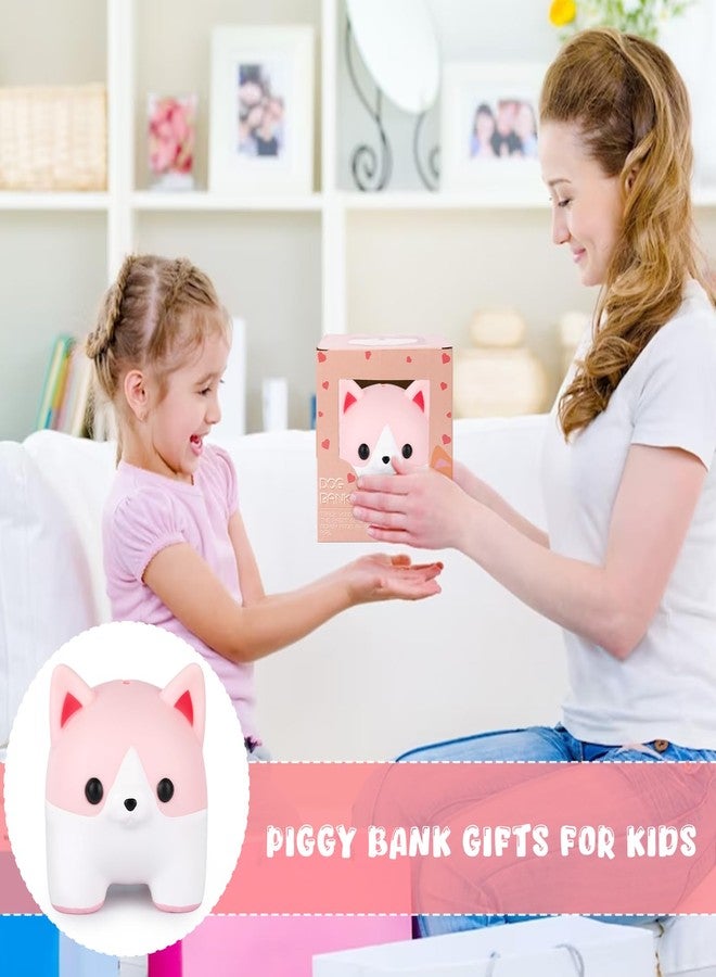 JIZWPOOM Corgi Piggy Bank for Kids, Dog Money Saving Box, Unbreakable Puppy Bank Gift for Girls & Adults - Image 4