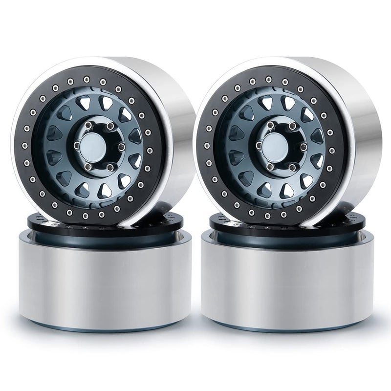 RCLIONS 4PCS Aluminum Alloy 29 RC Beadlock Wheels Rims for Axail SCX6 AXI05000 16th RC Crawler Car Titanium - Image 3