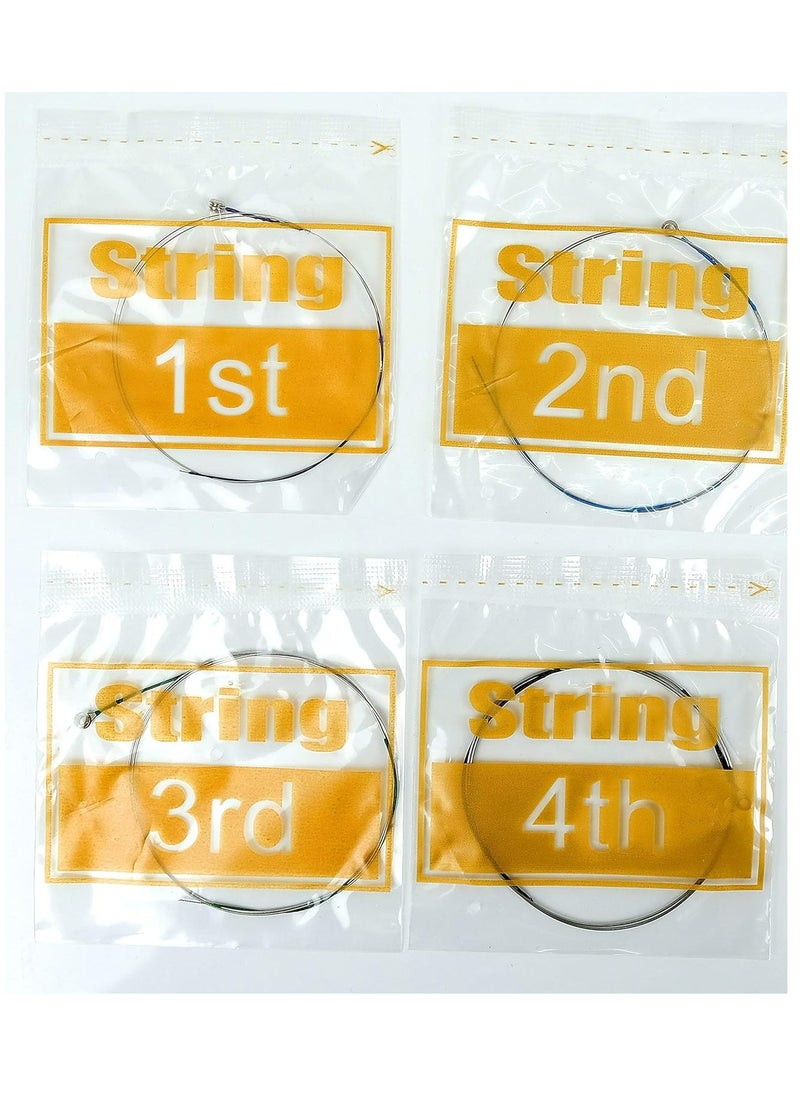 Mike Music Violin Strings Full Set (G-D-A-E), MV122 Medium Tension Universal Violin String with Nickel-plated Ball Ends, Economical and Durable,Compatible with 4/4, 3/4, 1/2 ,1/4, 1/8 Violins  - Image 4