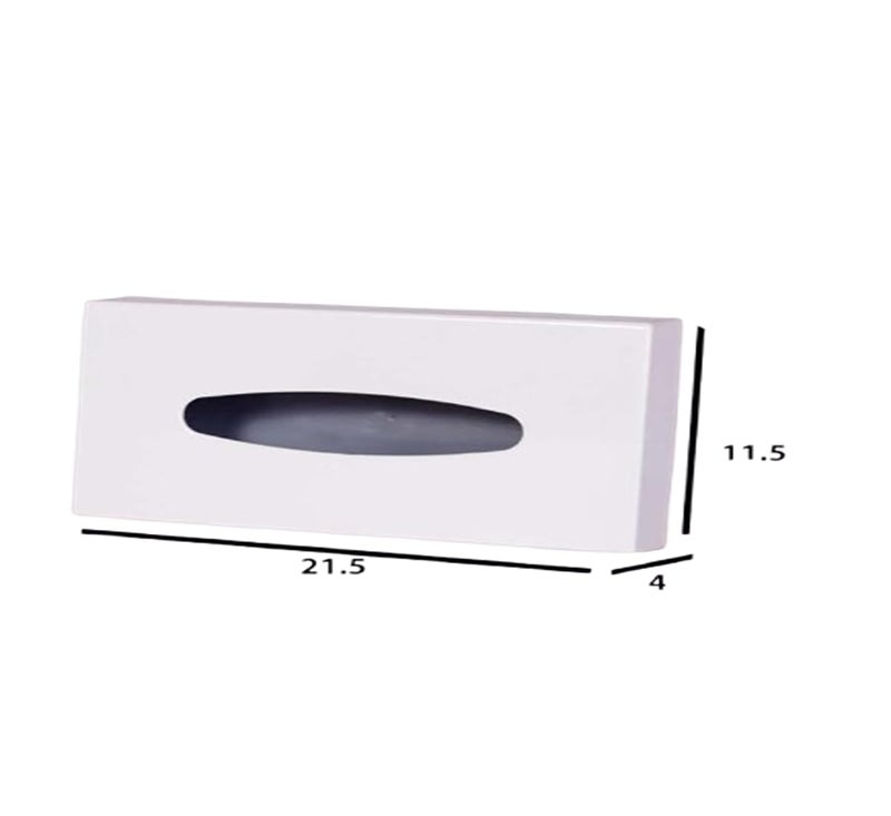 SELL SERVE DIRECT Facial Tissue Paper Dispenser Designed for Tabletop, Countertop, for Office, Home, Salon, Spa and Car Pack of 1 Dispenser & 1 Premium Facial Tissue Refill (200 Sheets ie. 2 Ply x 100 Pulls) - Image 3