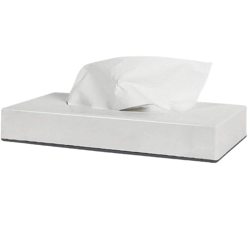 SELL SERVE DIRECT Facial Tissue Paper Dispenser Designed for Tabletop, Countertop, for Office, Home, Salon, Spa and Car Pack of 1 Dispenser & 1 Premium Facial Tissue Refill (200 Sheets ie. 2 Ply x 100 Pulls) - Image 1