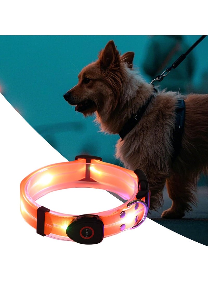 CMGTYYD Rechargeable LED Dog Collar, Adjustable Glowing Safety Necklace For Night Walking, Outdoor, Dark, And Visibility - Durable And Bright Light For Pets, Perfect For Safety  - Image 3