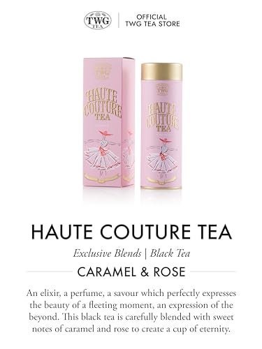 TWG Tea | Haute Couture Tea | Black Tea | Caramel & Rose | Haute Couture Tin, 100g | Gift Set - Image 3