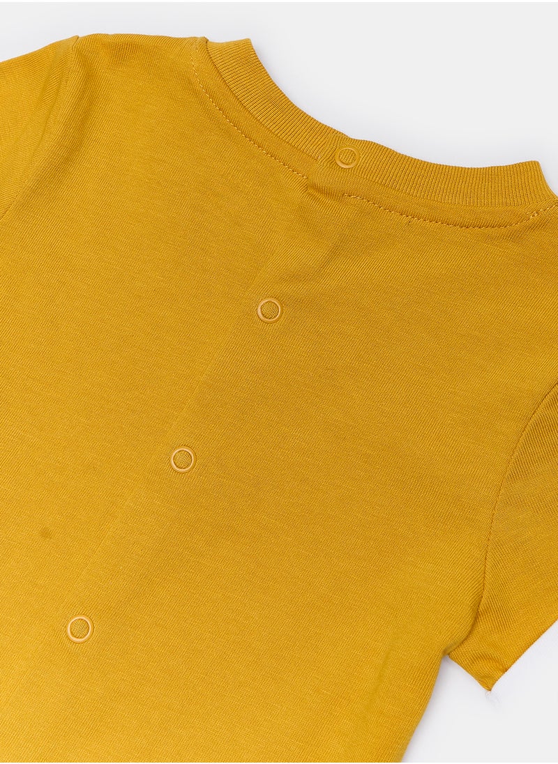 OBAIBI Yellow T-Shirt for Boys  - Image 4