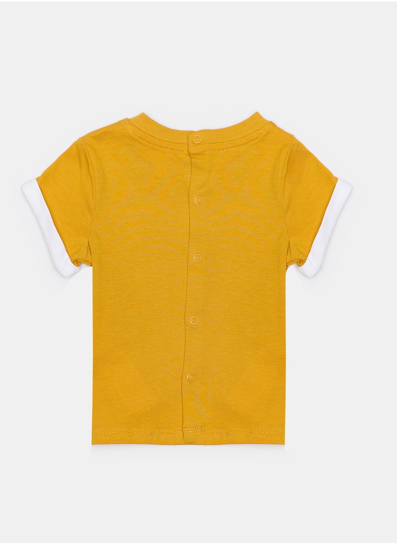OBAIBI Yellow T-Shirt for Boys  - Image 2