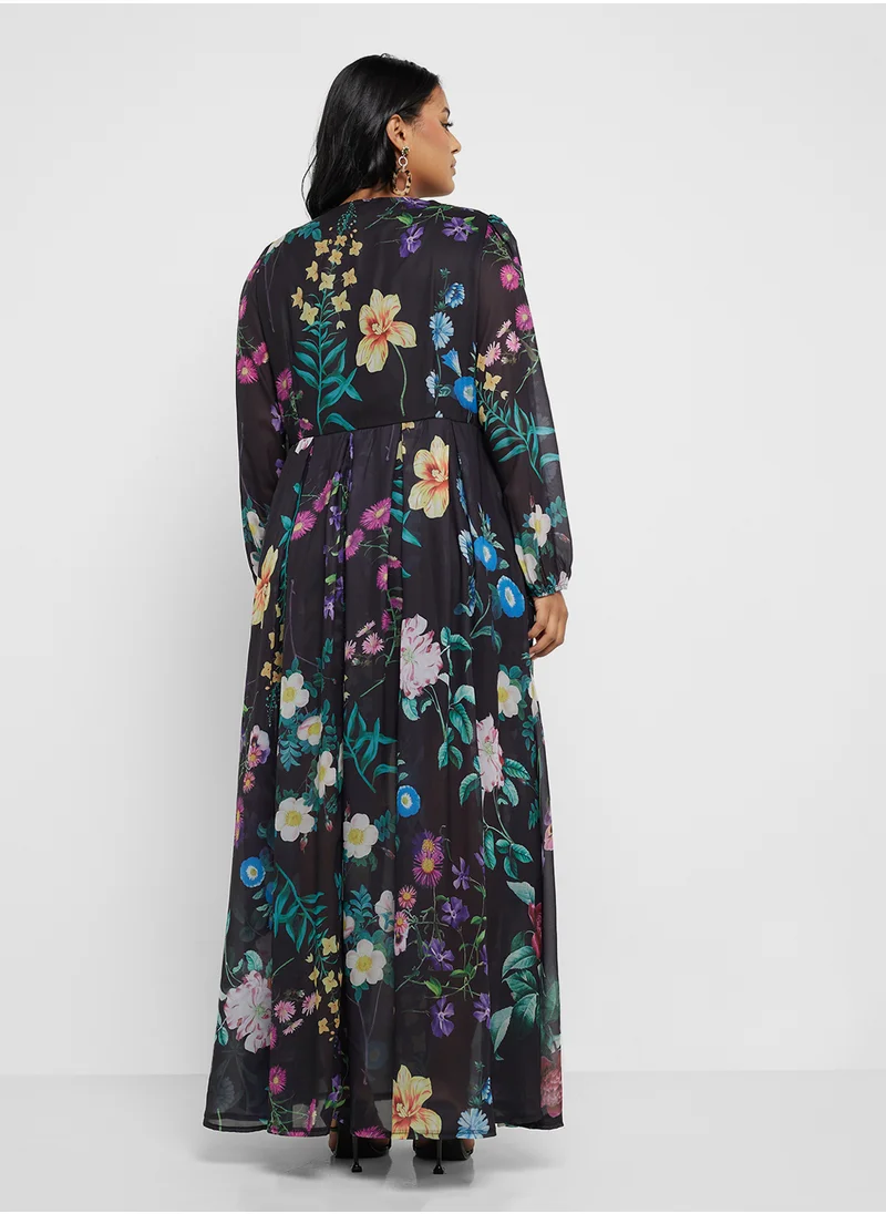 ايلا بلس Floral Print Dress