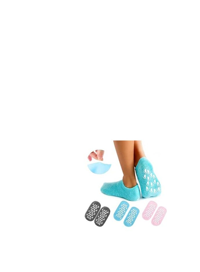 Moisturizing Gel Socks, Ultra-Soft Moisturizing Socks with Spa Quality Gel for Moisturizing, Gel Socks Helps Repair Dry Cracked Skins,Spa Gel Heel Socks for Woman